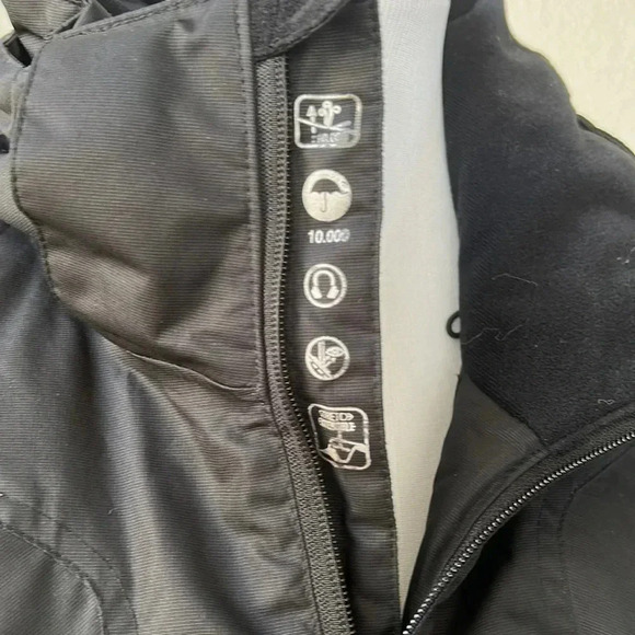 Planet Earth Winter Snow Jacket Coat Size Youth Large Black Blue White - Picture 2 of 5